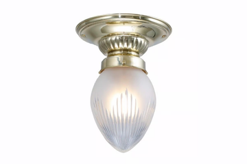 PAPA 8/12 - Handmade brass ceiling lamp by Patinas Lighting - view 2
